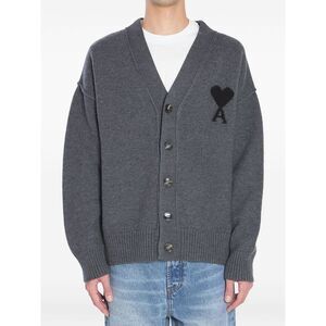 Ami Paris Men's Sweaters Grey